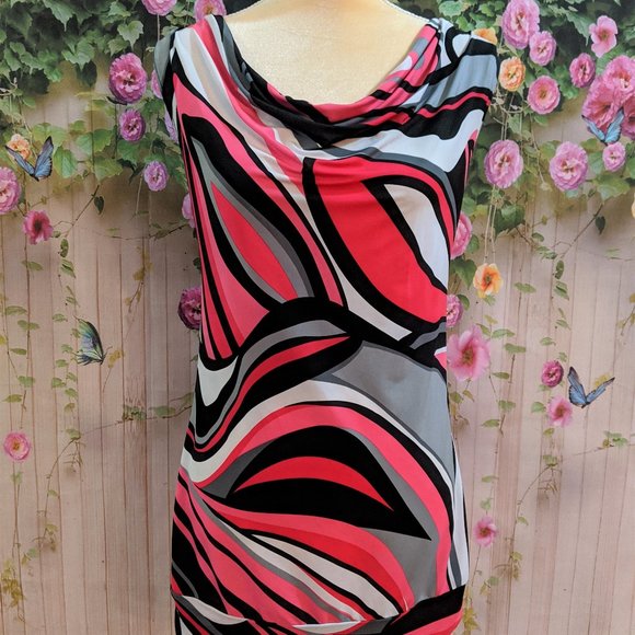 Tops - Halter Dropped Neckline Top Size Large